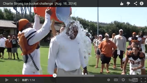 Charlie Strong Ice Bucket Challenge